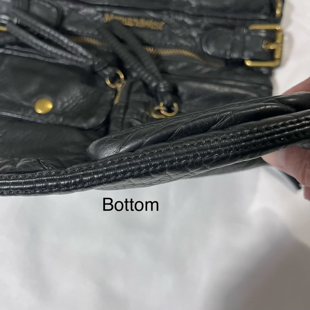 Montana West Buttery Soft Black Vegan Leather Crossbody Bag Purse Pocketbook - Picture 12 of 14